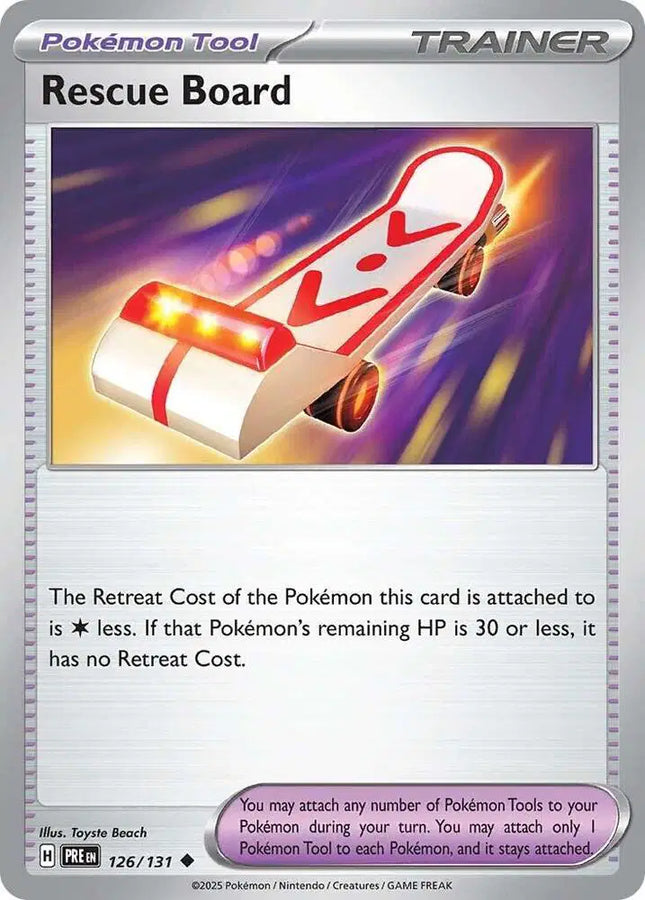 Rescue Board Uncommon • 126/131 Prismatic Evolutions