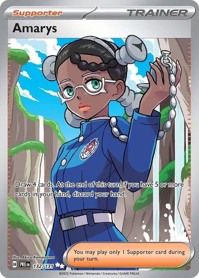 Amarys Prismatic Evolutions Ultra Rare 132/131