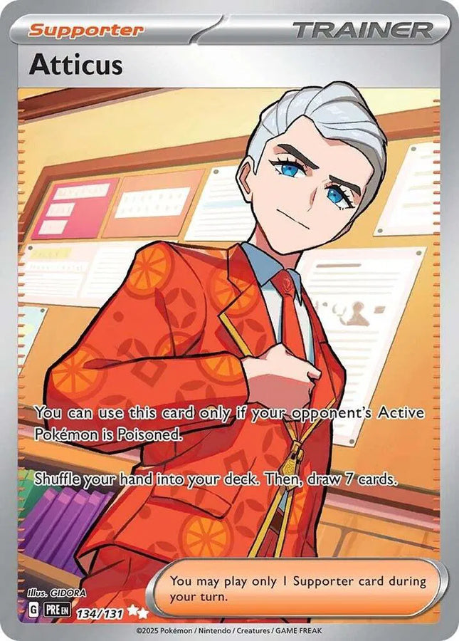Atticus Prismatic Evolutions Ultra Rare 134/131