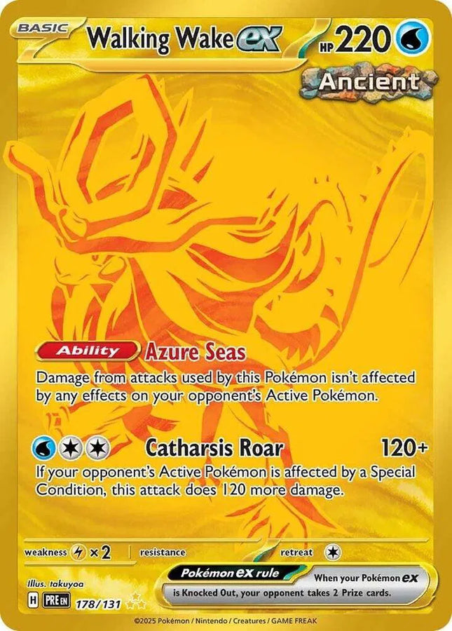 Walking Wake ex Prismatic Evolutions Hyper Rare 178/131