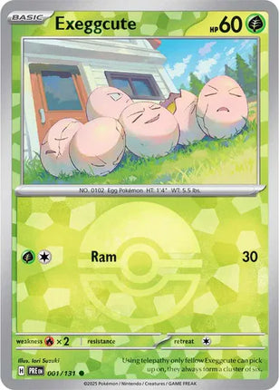Exeggcute (Poke Ball Pattern) Prismatic Evolutions Common 001/131