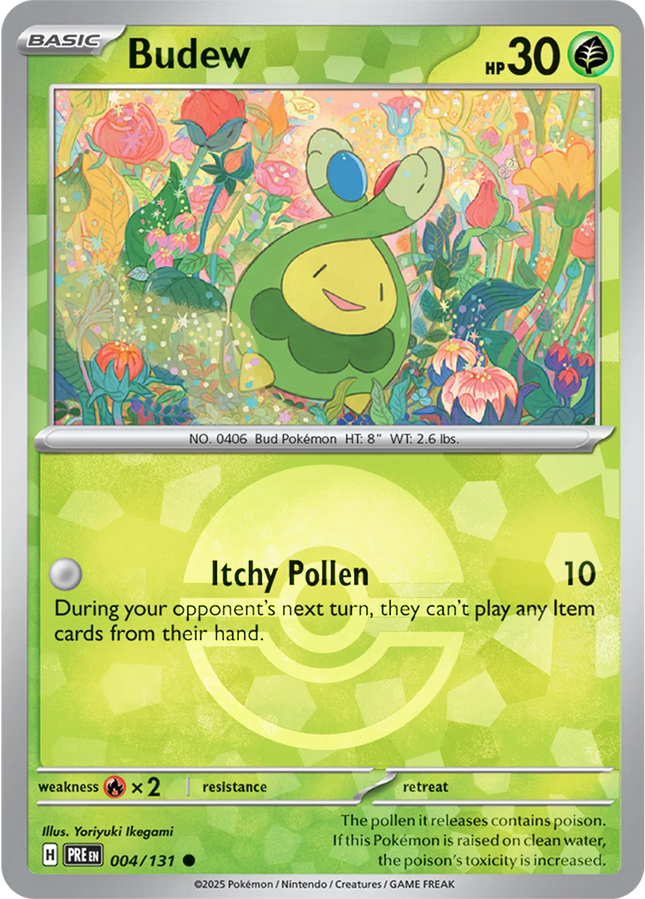 Budew (Poke Ball Pattern) Prismatic Evolutions Common 004/131