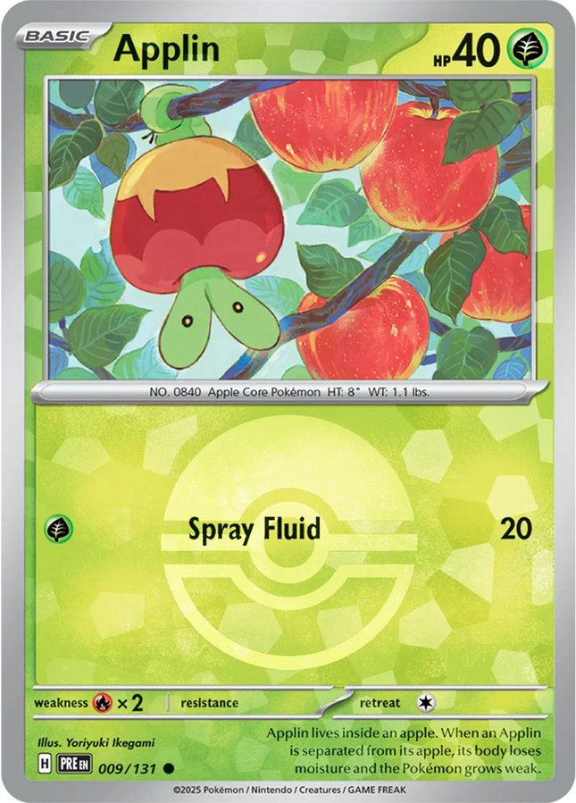 Applin (Poke Ball Pattern) Prismatic Evolutions Common 009/131