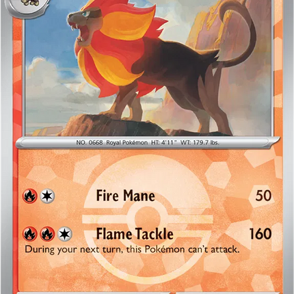 Pyroar (Poke Ball Pattern) Prismatic Evolutions Uncommon 016/131