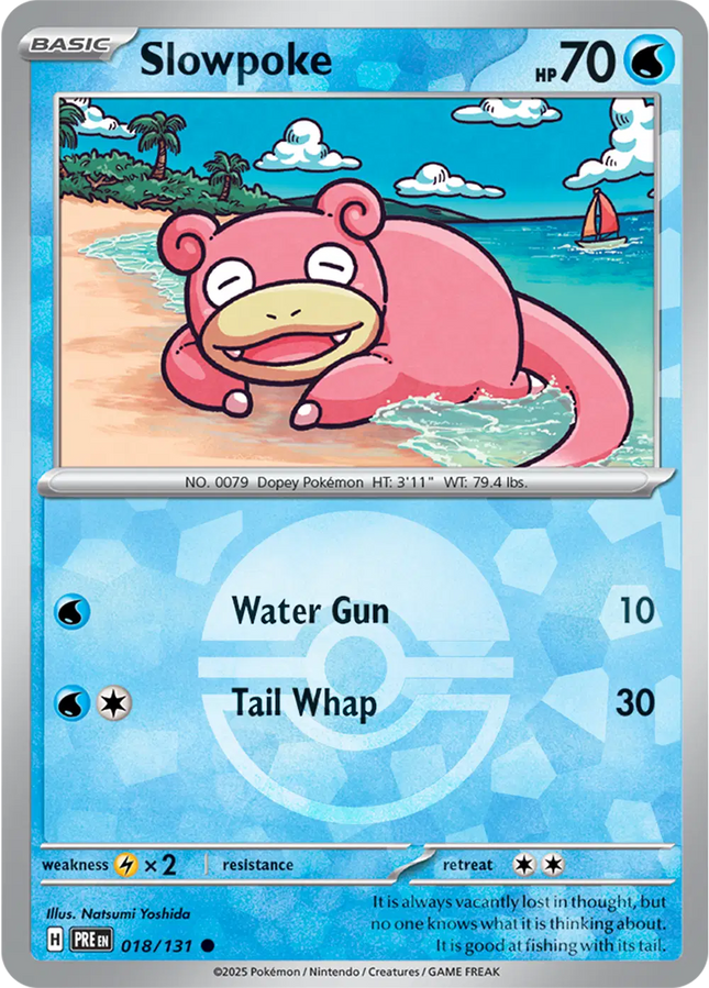 Slowpoke (Poke Ball Pattern) Common • 018/131 Prismatic Evolutions