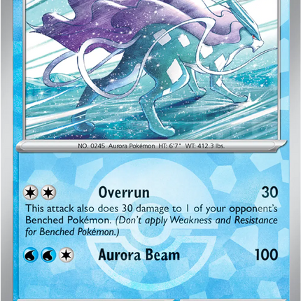 Suicune (Poke Ball Pattern) Uncommon • 024/131 Prismatic Evolutions