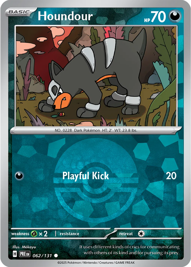 Houndour (Poke Ball Pattern) Prismatic Evolutions Common 062/131