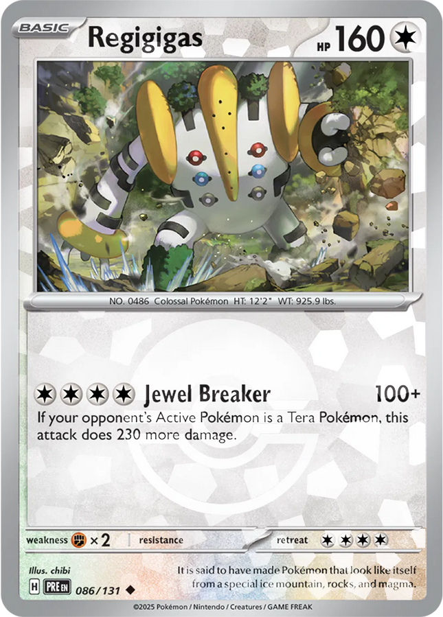 Regigigas (Poke Ball Pattern) Prismatic Evolutions Uncommon 086/131