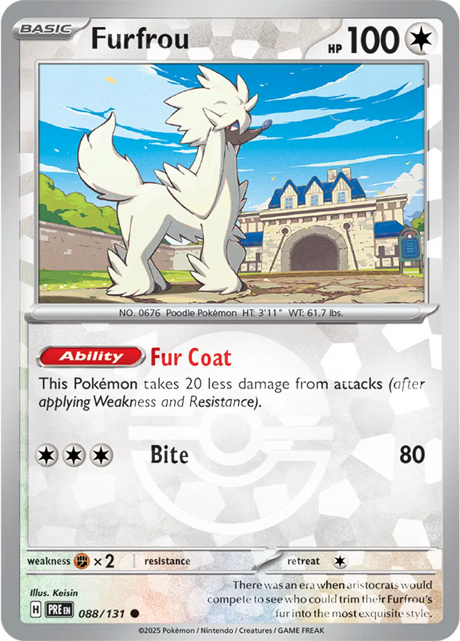 Furfrou (Poke Ball Pattern) Common • 088/131 Prismatic Evolutions