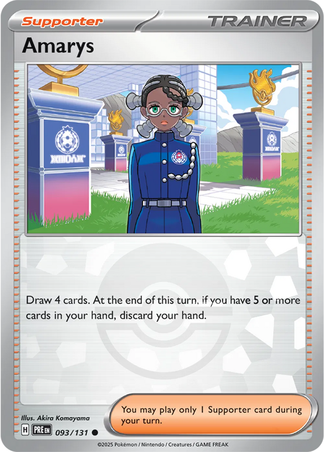 Amarys (Poke Ball Pattern) Prismatic Evolutions Common 093/131