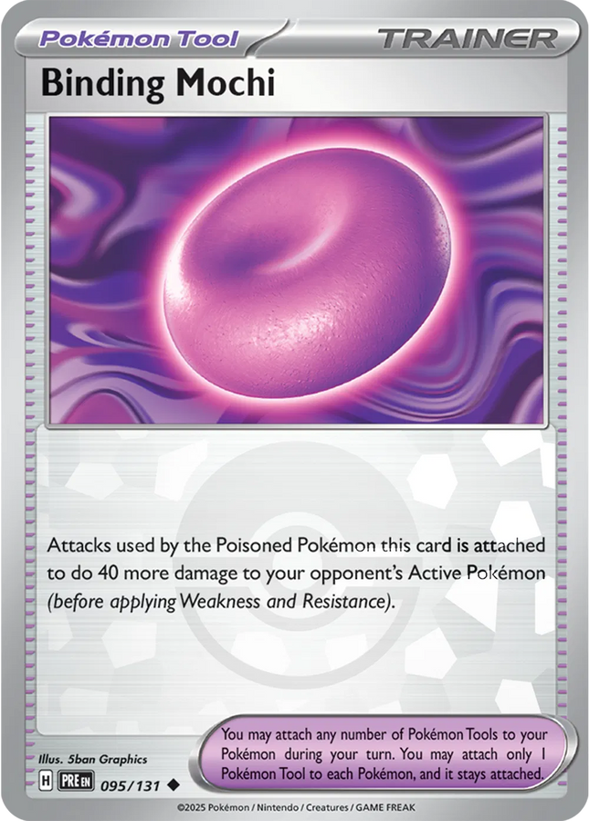 Binding Mochi (Poke Ball Pattern) Prismatic Evolutions Uncommon 095/131