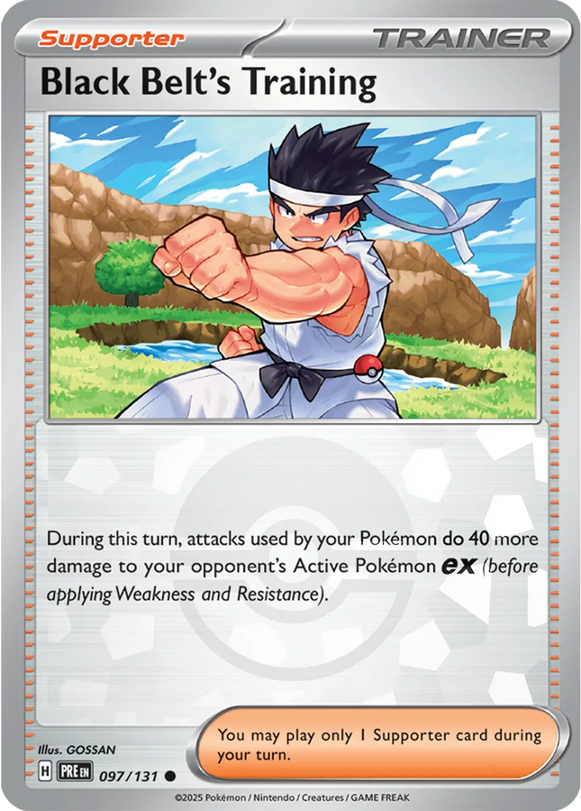 Black Belt's Training (Poke Ball Pattern) Common • 097/131 Prismatic Evolutions