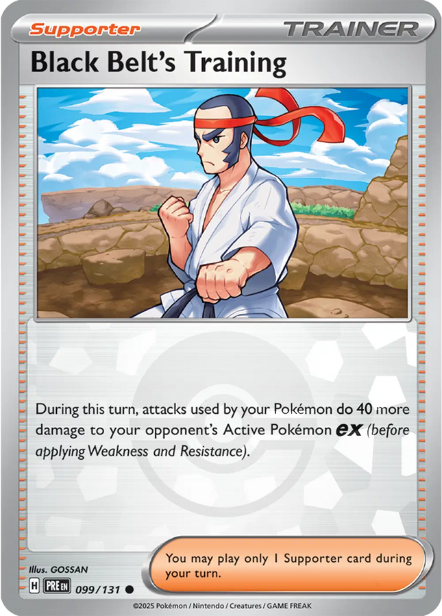 Black Belt's Training (Poke Ball Pattern) Common • 099/131 Prismatic Evolutions