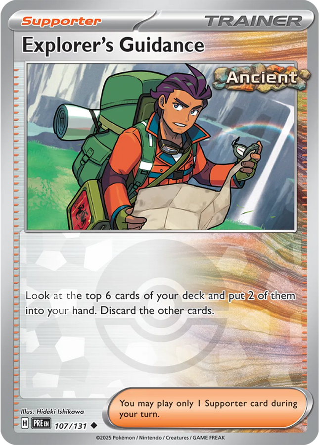 Explorer's Guidance (Poke Ball Pattern) Prismatic Evolutions Uncommon 107/131
