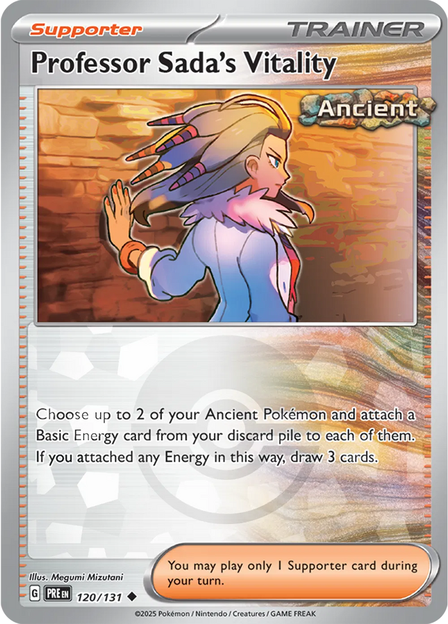 Professor Sada's Vitality (Poke Ball Pattern) Prismatic Evolutions Uncommon 120/131