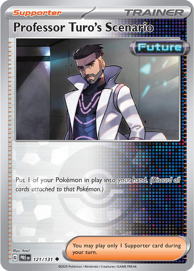 Professor Turo's Scenario (Poke Ball Pattern) Prismatic Evolutions Uncommon 121/131