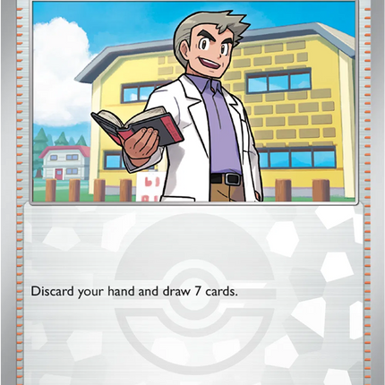 Professor's Research [Professor Oak] (Poke Ball Pattern) Prismatic Evolutions Common 122/131
