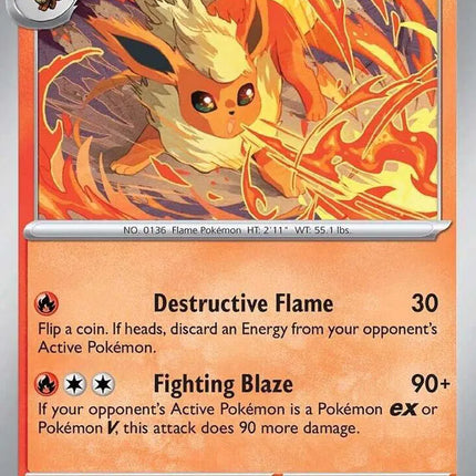 Flareon (Cosmos Holo) Scarlet & Violet Promo Promo 167