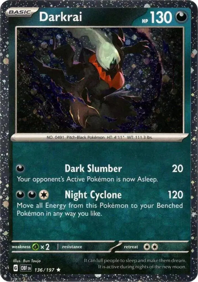 Darkrai (Cosmos Holo) Miscellaneous Cards & Products Rare 136/197