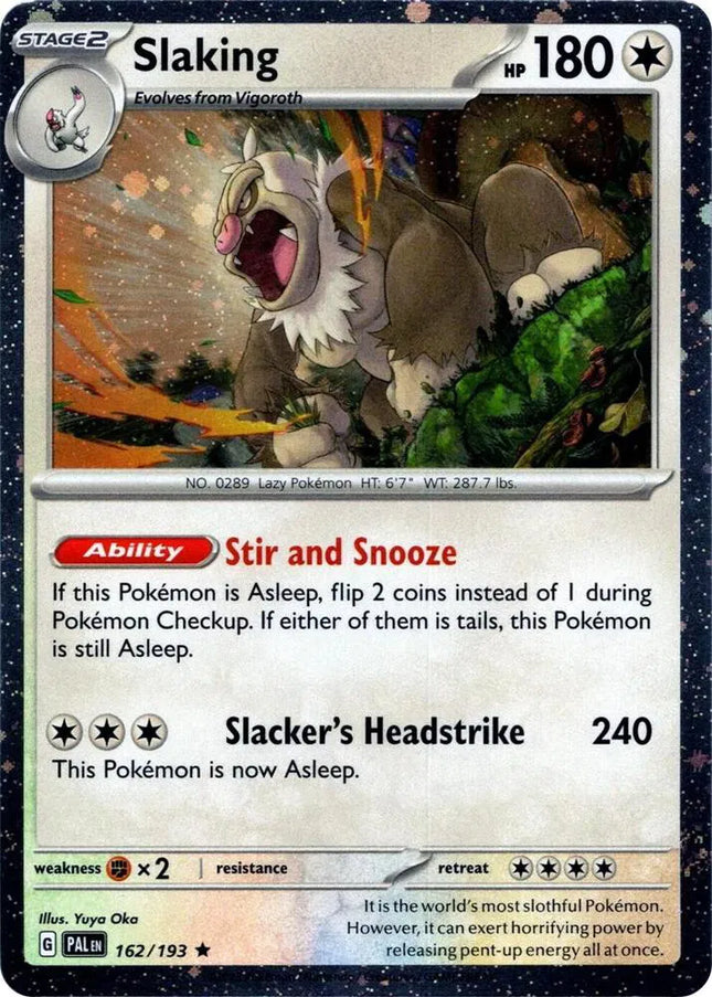 Slaking (Cosmos Holo) Miscellaneous Cards & Products Rare 162/193