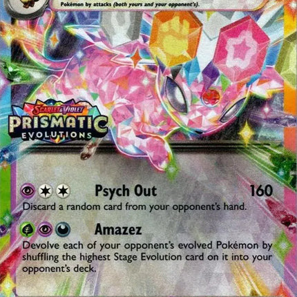 Espeon ex - 034/131 (Prismatic Evolutions Stamp) Miscellaneous Cards & Products Promo 034/131 SEALED