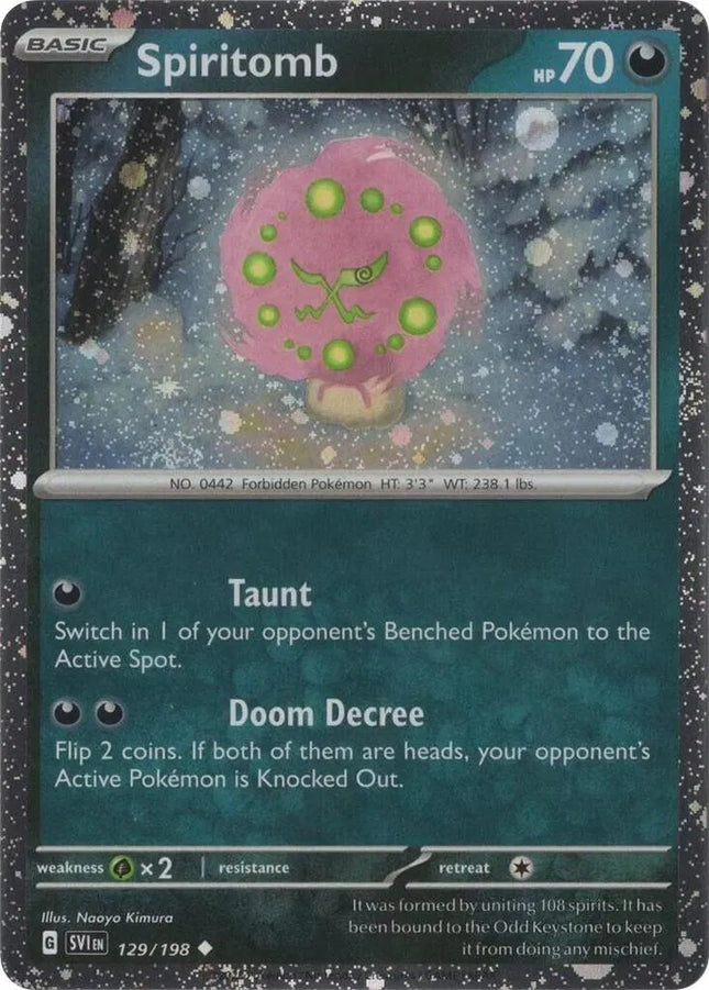 Spiritomb - 129/198 (Cosmo Holo) Scarlet & Violet Promo Uncommon 129/198