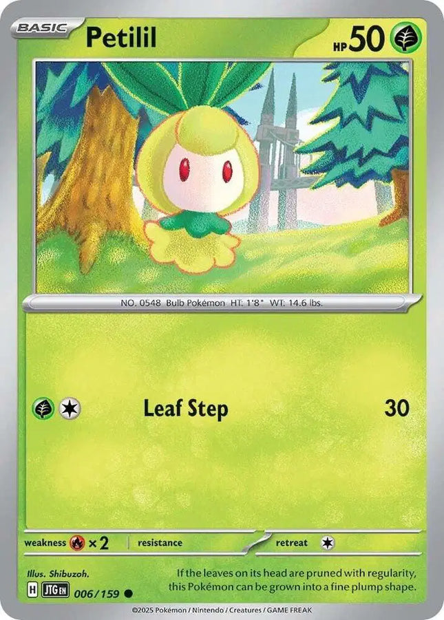 Petilil Common • 006/159 Journey Together Reverse Holofoil