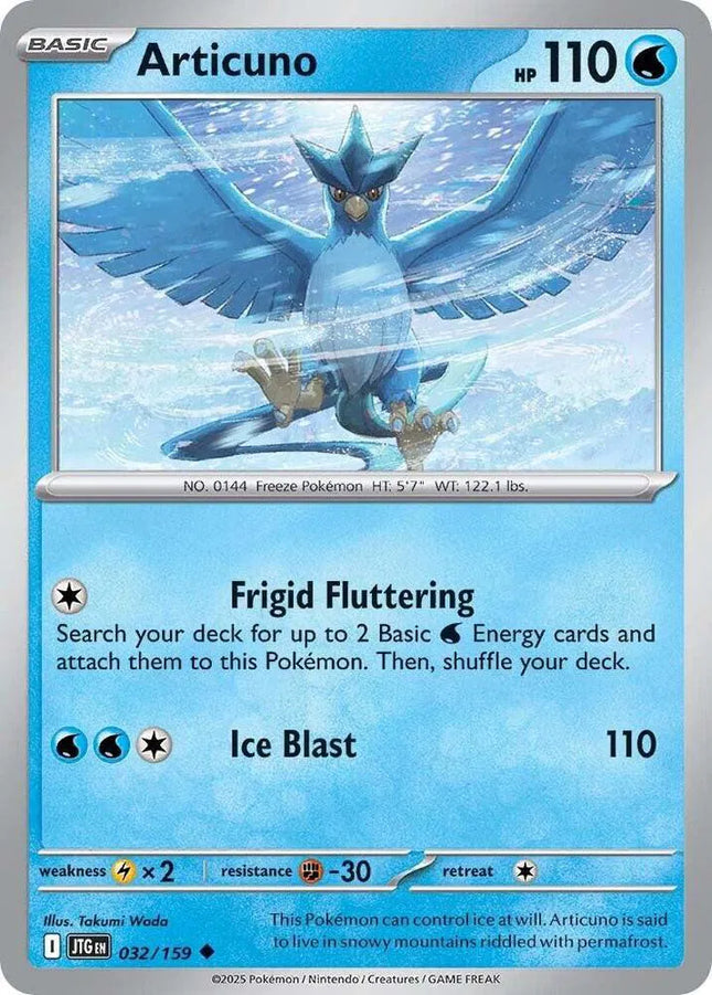 Articuno Journey Together Uncommon 032/159 Reverse Holofoil
