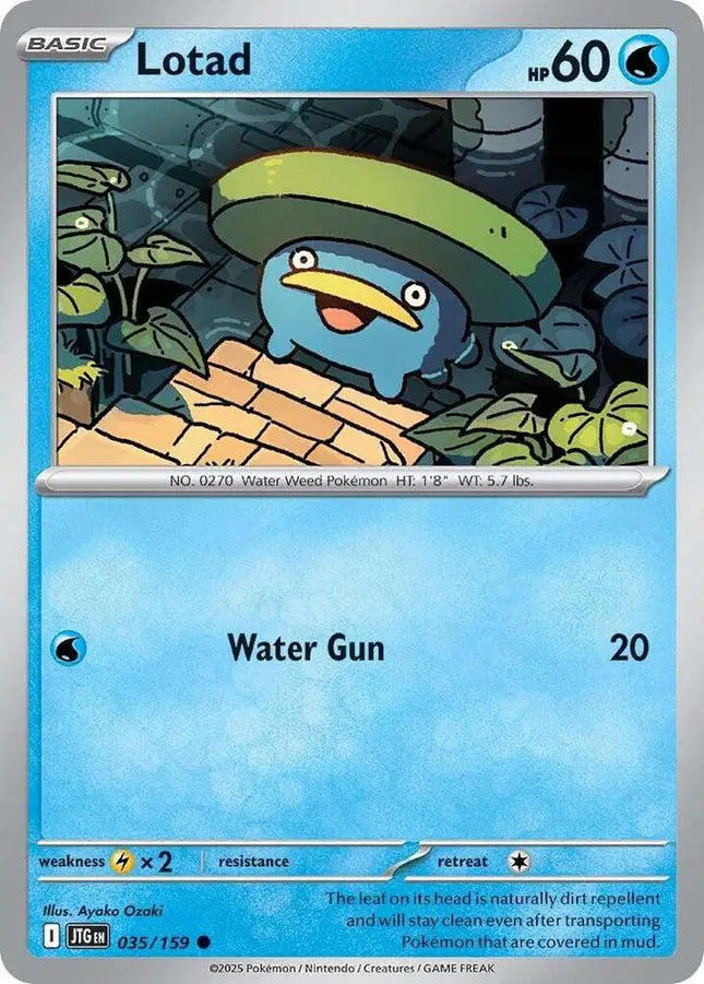 Lotad Common • 035/159 Journey Together Reverse Holofoil
