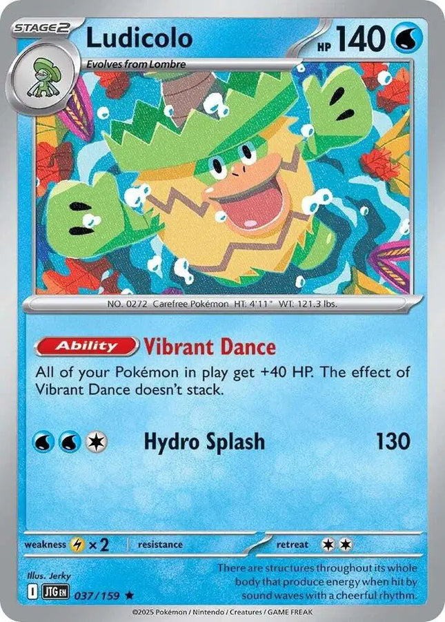 Ludicolo Holo Rare • 037/159 Journey Together Holofoil