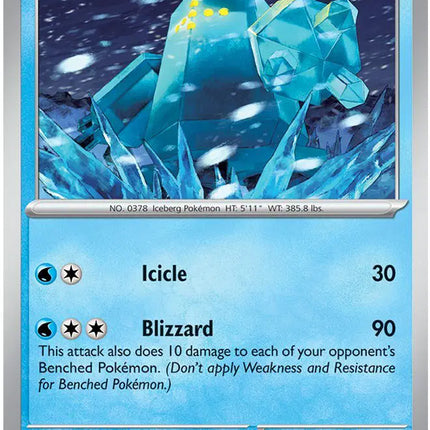 Regice Uncommon • 042/159 Journey Together