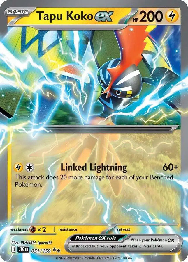 Tapu Koko ex Double Rare • 051/159 Journey Together