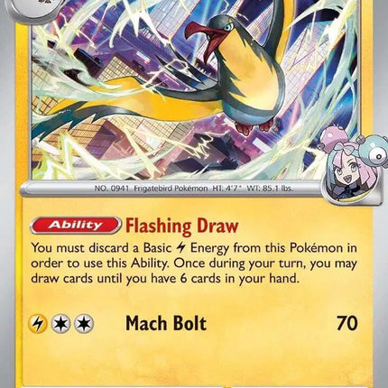 Iono's Kilowattrel Holo Rare • 055/159 Journey Together Reverse Holofoil