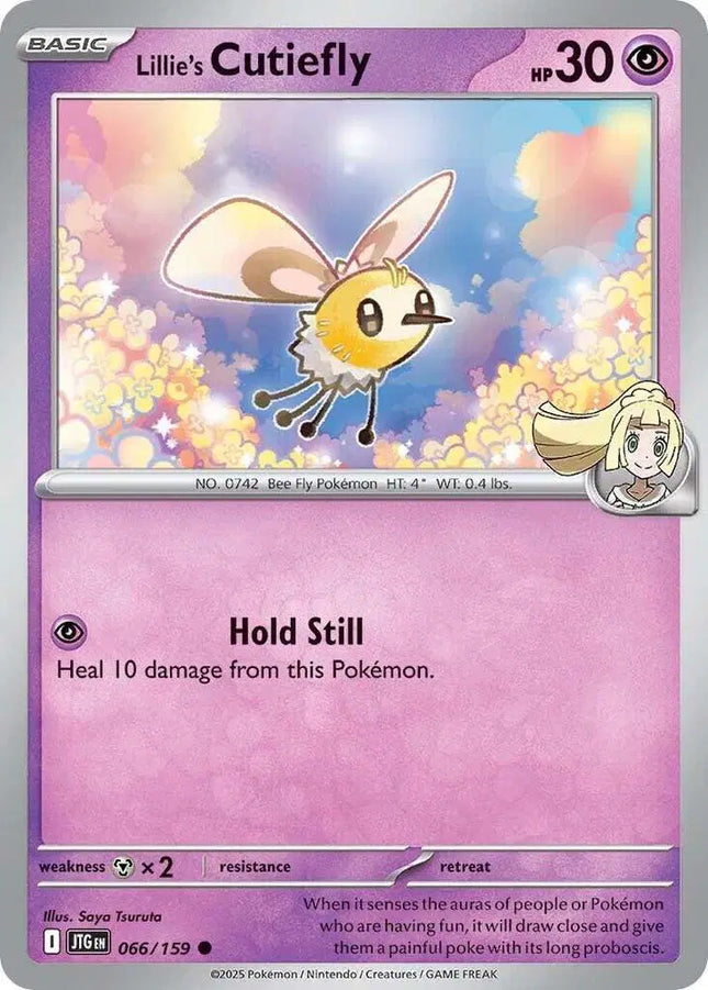 Lillie's Cutiefly Common • 066/159 Journey Together Reverse Holofoil