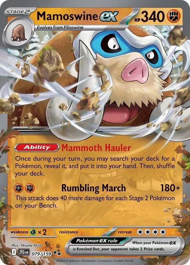 Mamoswine ex Journey Together Double Rare 079/159