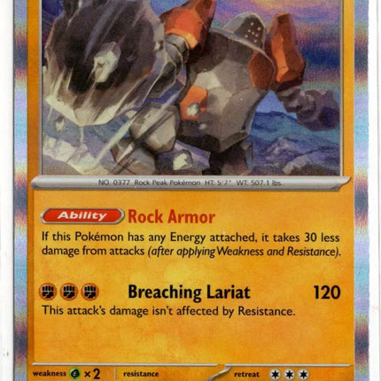 Regirock Holo Rare • 082/159 Journey Together Holofoil