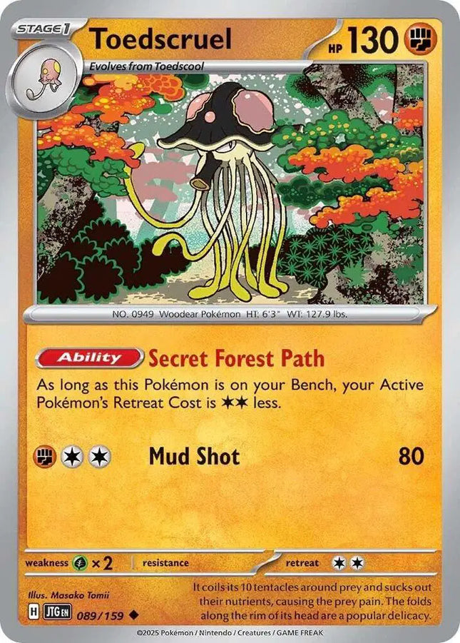 Toedscruel Uncommon • 089/159 Journey Together