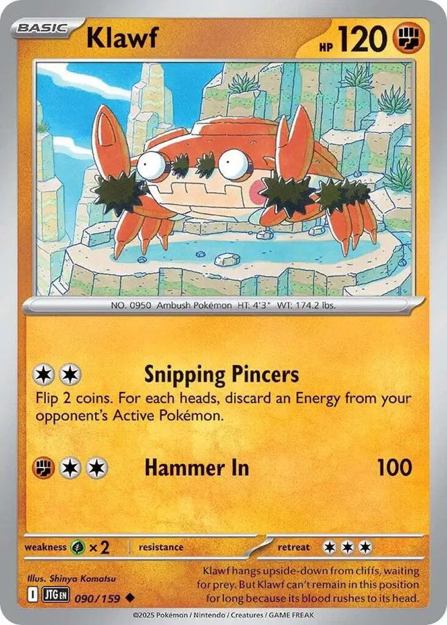 Klawf Uncommon • 090/159 Journey Together Reverse Holofoil