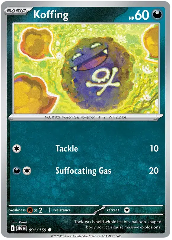 Koffing Common • 091/159 Journey Together