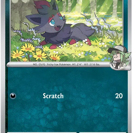 N's Zorua Common • 097/159 Journey Together Reverse Holofoil