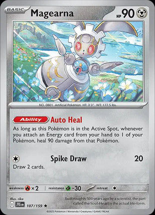 Magearna Journey Together Holo Rare 107/159 Reverse Holofoil