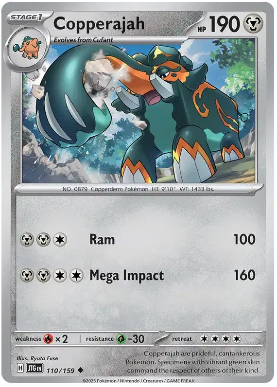 Copperajah Uncommon • 110/159 Journey Together Reverse Holofoil