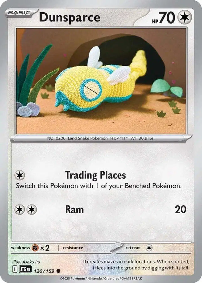 Dunsparce Common • 120/159 Journey Together Reverse Holofoil