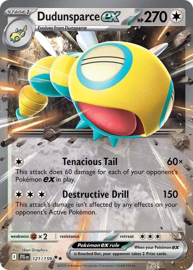 Dudunsparce ex Double Rare • 121/159 Journey Together