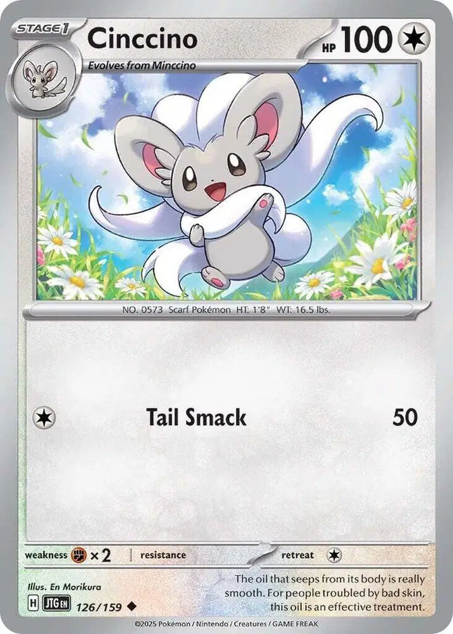 Cinccino Uncommon • 126/159 Journey Together