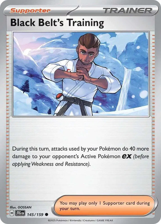 Black Belt's Training Journey Together Common 145/159 Reverse Holofoil