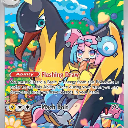 Iono's Kilowattrel Illustration Rare • 163/159 Journey Together