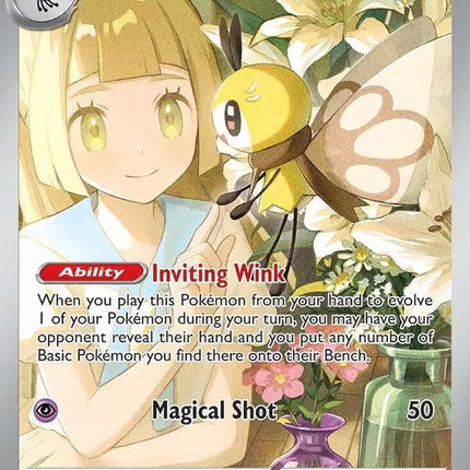 Lillie's Ribombee Illustration Rare • 164/159 Journey Together