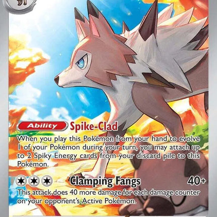 Lycanroc Journey Together Illustration Rare 166/159
