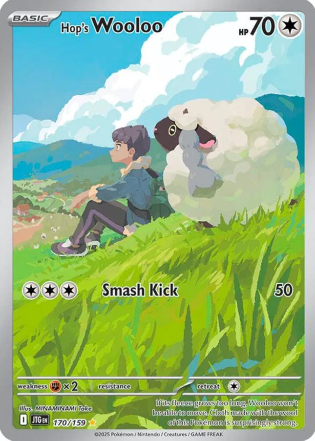 Hop's Wooloo Journey Together Illustration Rare 170/159
